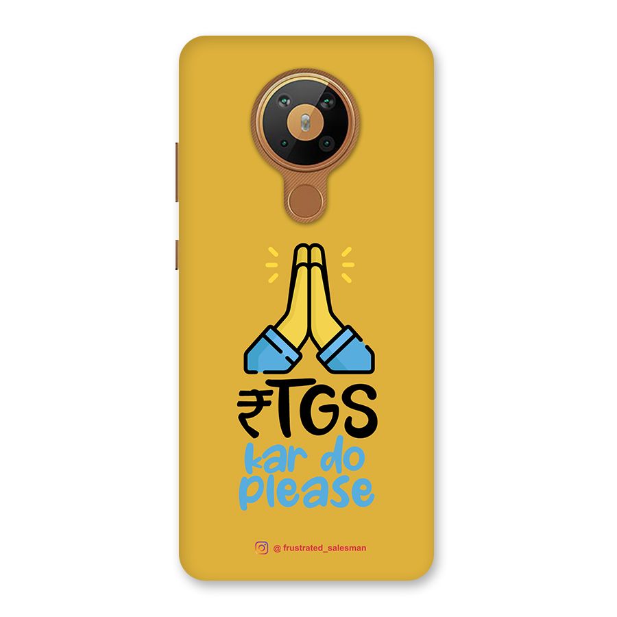 RTGS Kar Do Please Mustard Yellow Back Case for Nokia 5.3