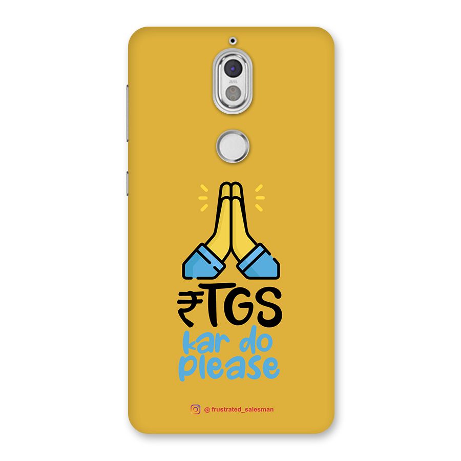 RTGS Kar Do Please Mustard Yellow Back Case for Nokia 7