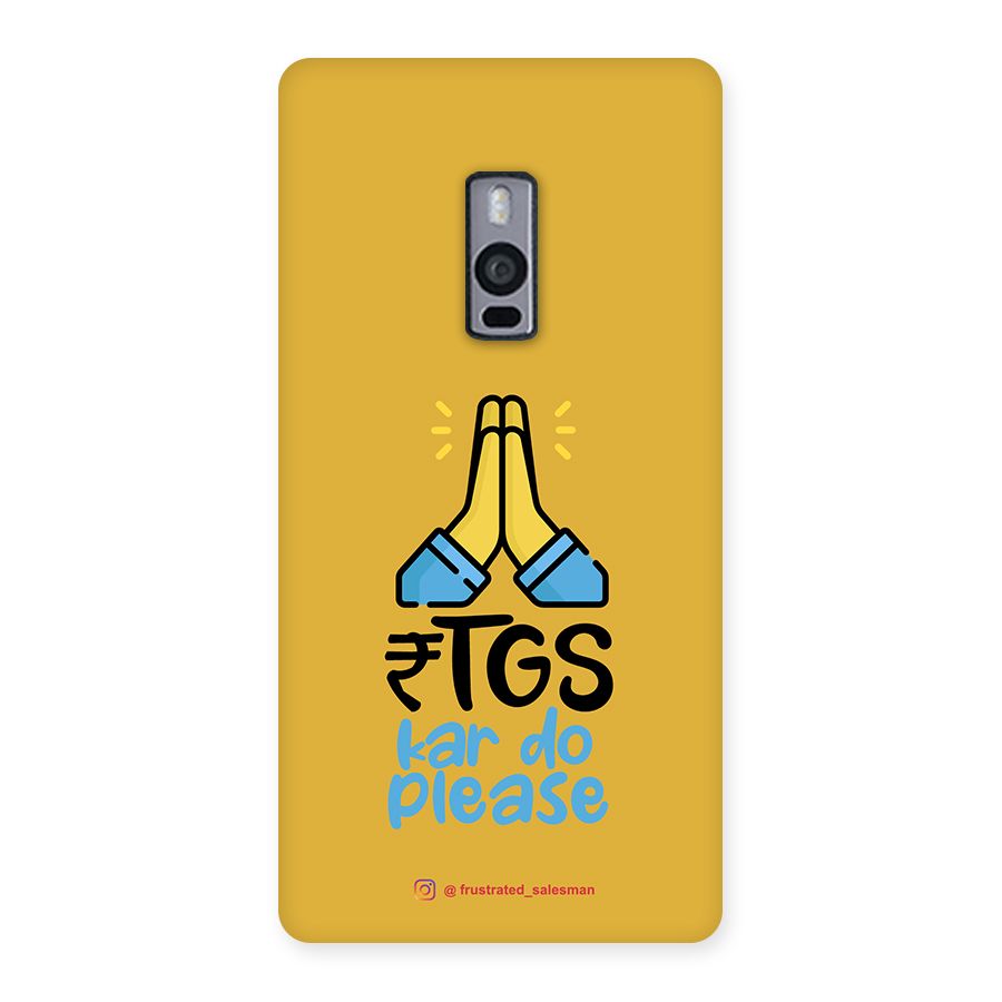 RTGS Kar Do Please Mustard Yellow Back Case for OnePlus Two
