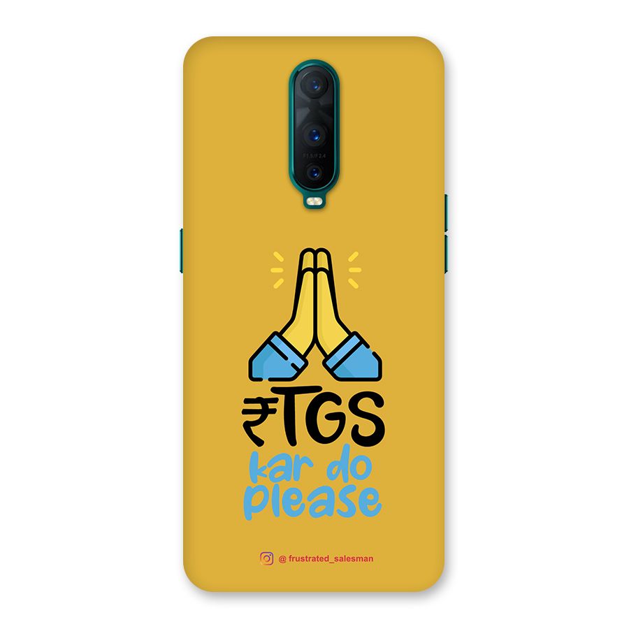 RTGS Kar Do Please Mustard Yellow Back Case for Oppo R17 Pro