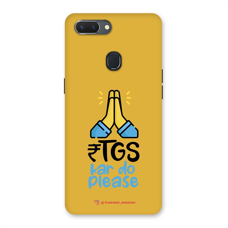 RTGS Kar Do Please Mustard Yellow Back Case for Oppo Realme 2