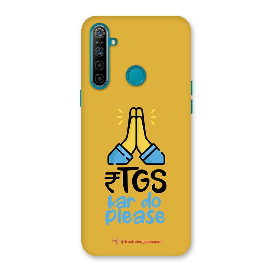 RTGS Kar Do Please Mustard Yellow Back Case for Realme 5i