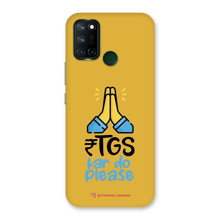 RTGS Kar Do Please Mustard Yellow Back Case for Realme 7i