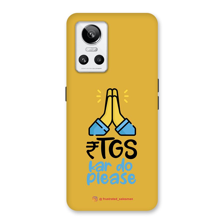 RTGS Kar Do Please Mustard Yellow Back Case for Realme GT Neo 3