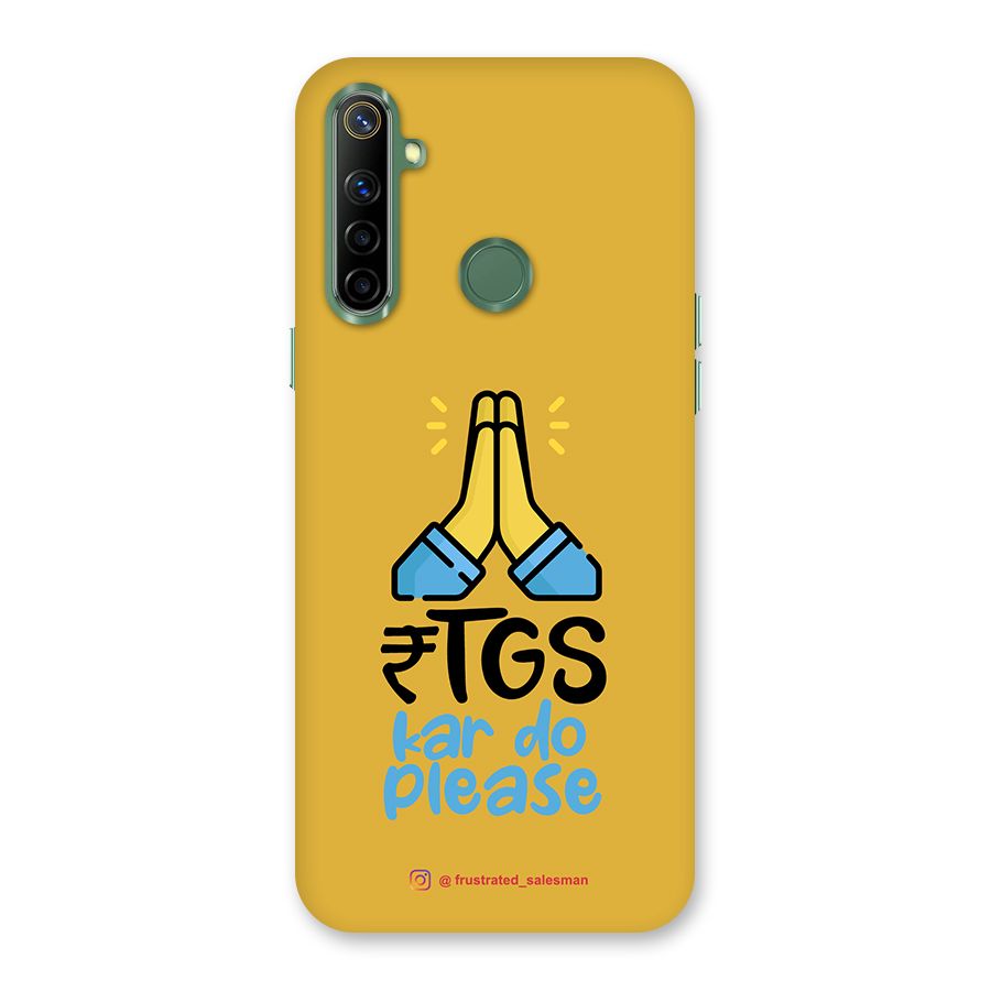 RTGS Kar Do Please Mustard Yellow Back Case for Realme Narzo 10
