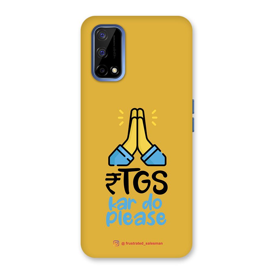 RTGS Kar Do Please Mustard Yellow Back Case for Realme Narzo 30 Pro