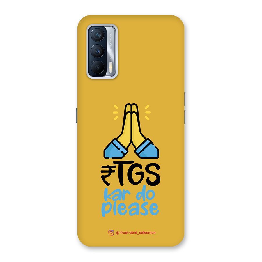 RTGS Kar Do Please Mustard Yellow Back Case for Realme X7