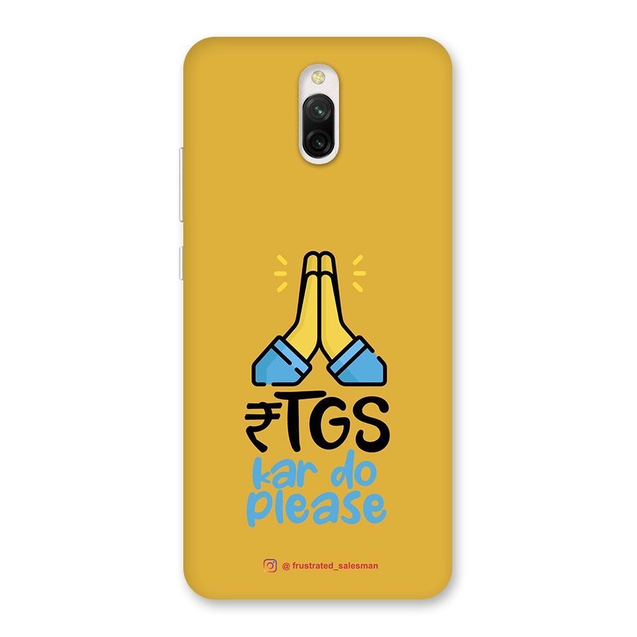 RTGS Kar Do Please Mustard Yellow Back Case for Redmi 8A Dual