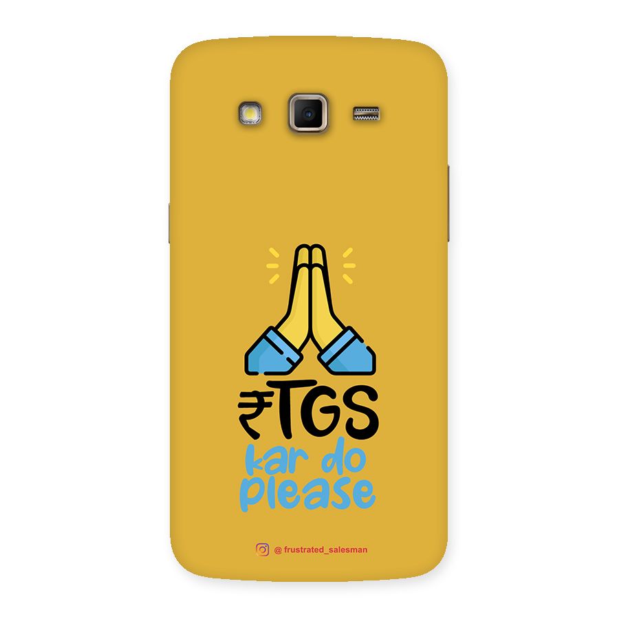 RTGS Kar Do Please Mustard Yellow Back Case for Samsung Galaxy Grand 2