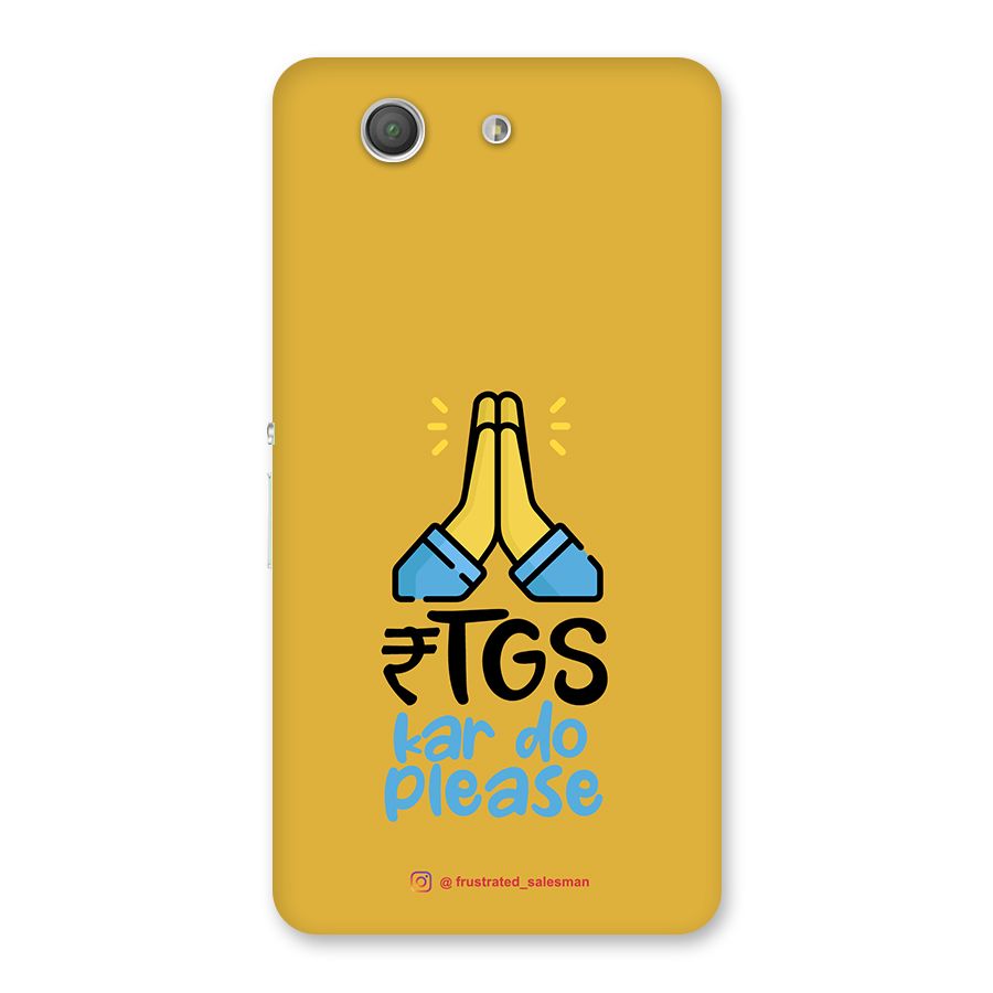 RTGS Kar Do Please Mustard Yellow Back Case for Xperia Z3 Compact