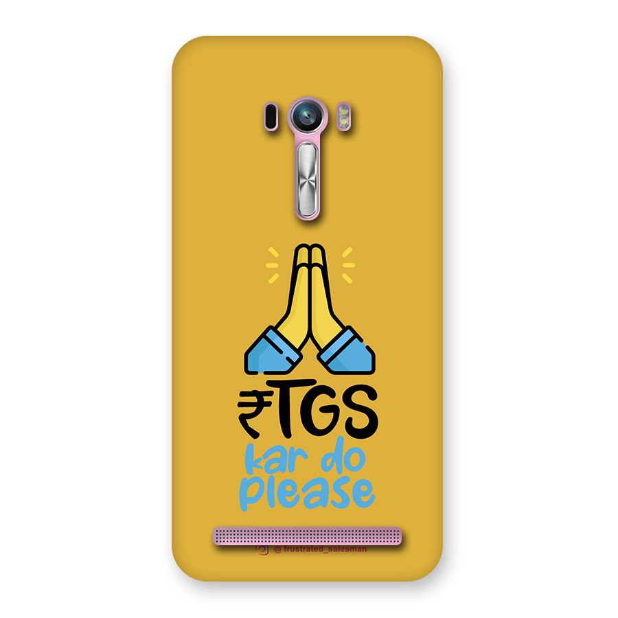 RTGS Kar Do Please Mustard Yellow Back Case for Zenfone Selfie