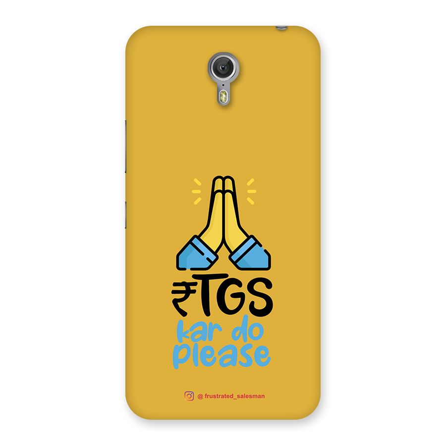 RTGS Kar Do Please Mustard Yellow Back Case for Zuk Z1