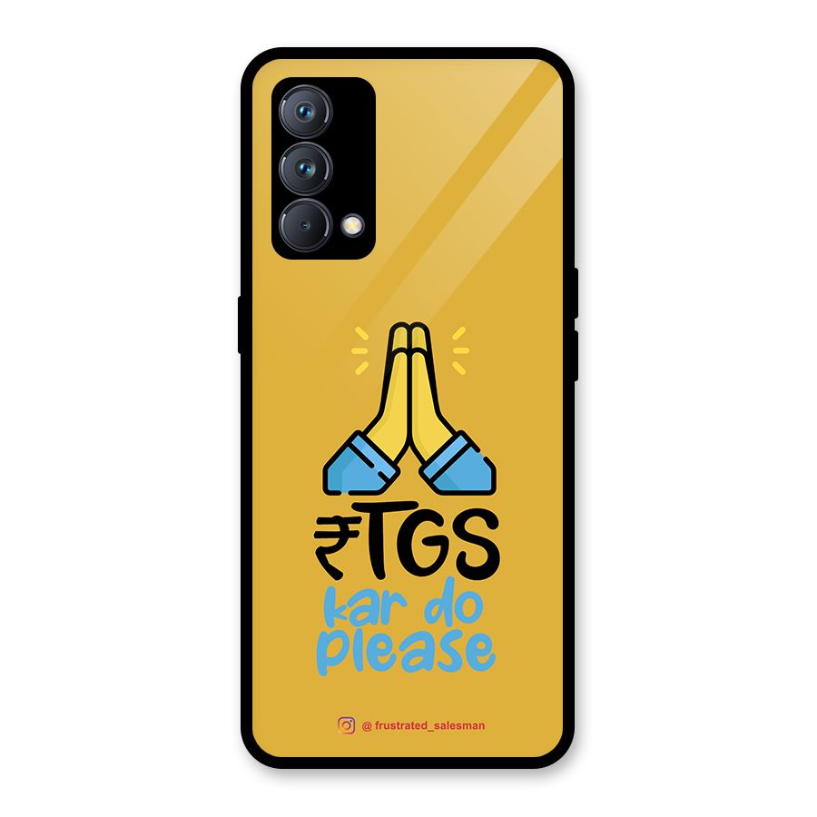 RTGS Kar Do Please Mustard Yellow Glass Back Case for Realme GT Master Edition