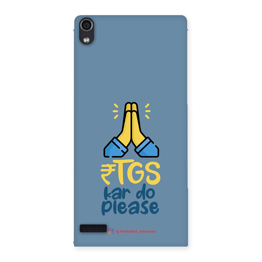RTGS Kar Do Please SteelBlue Back Case for Ascend P6
