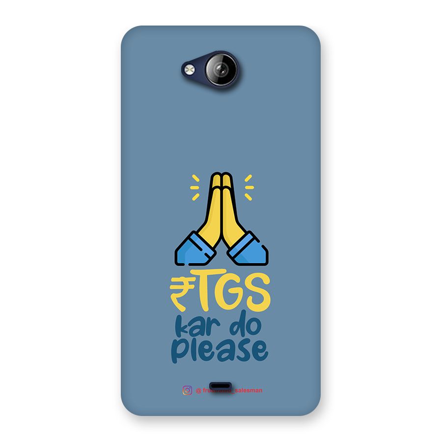 RTGS Kar Do Please SteelBlue Back Case for Canvas Play Q355