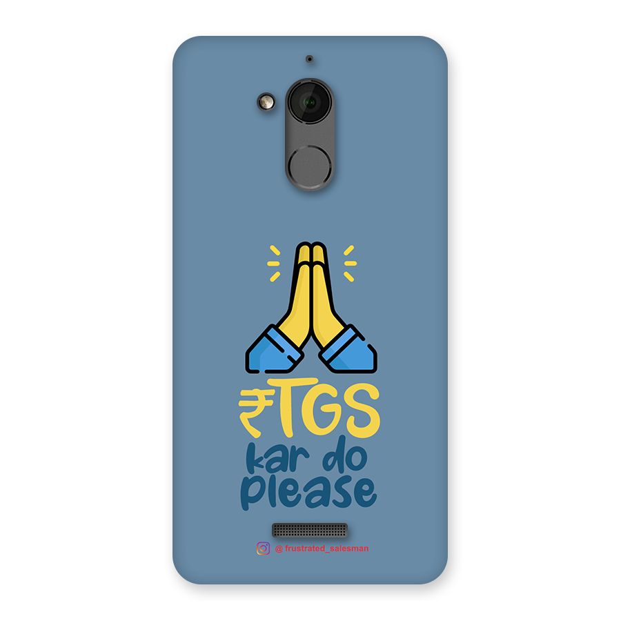 RTGS Kar Do Please SteelBlue Back Case for Coolpad Note 5