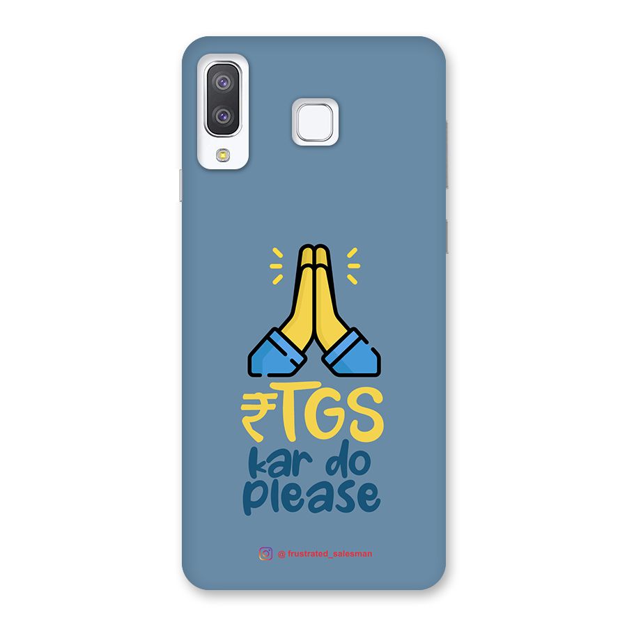 RTGS Kar Do Please SteelBlue Back Case for Galaxy A8 Star