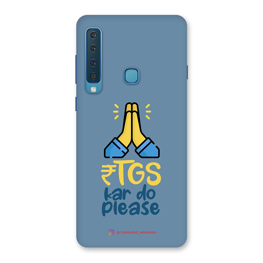 RTGS Kar Do Please SteelBlue Back Case for Galaxy A9 (2018)