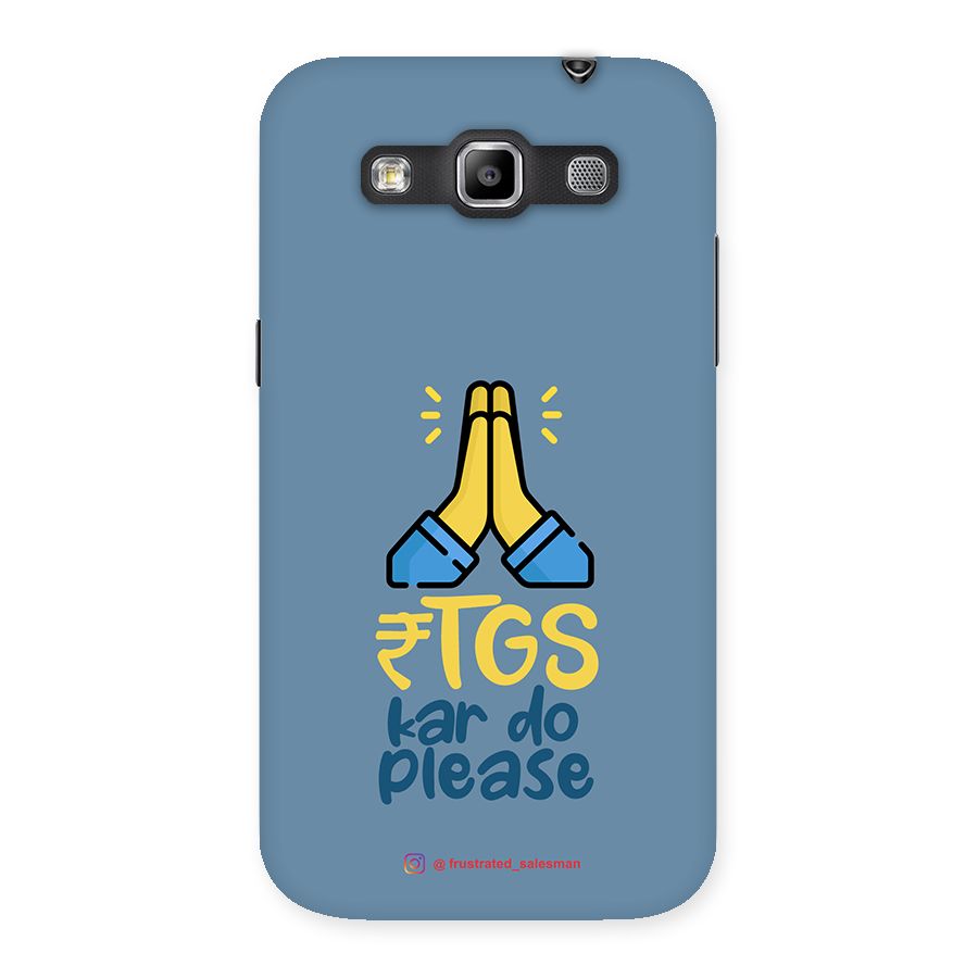 RTGS Kar Do Please SteelBlue Back Case for Galaxy Grand Quattro
