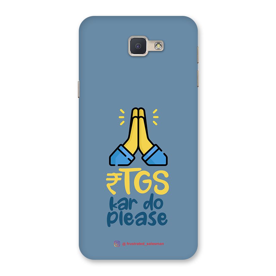 RTGS Kar Do Please SteelBlue Back Case for Galaxy J5 Prime