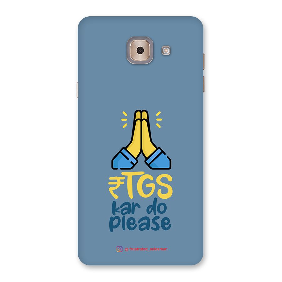 RTGS Kar Do Please SteelBlue Back Case for Galaxy J7 Max