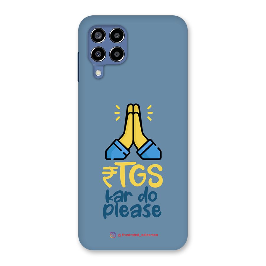 RTGS Kar Do Please SteelBlue Back Case for Galaxy M53 5G