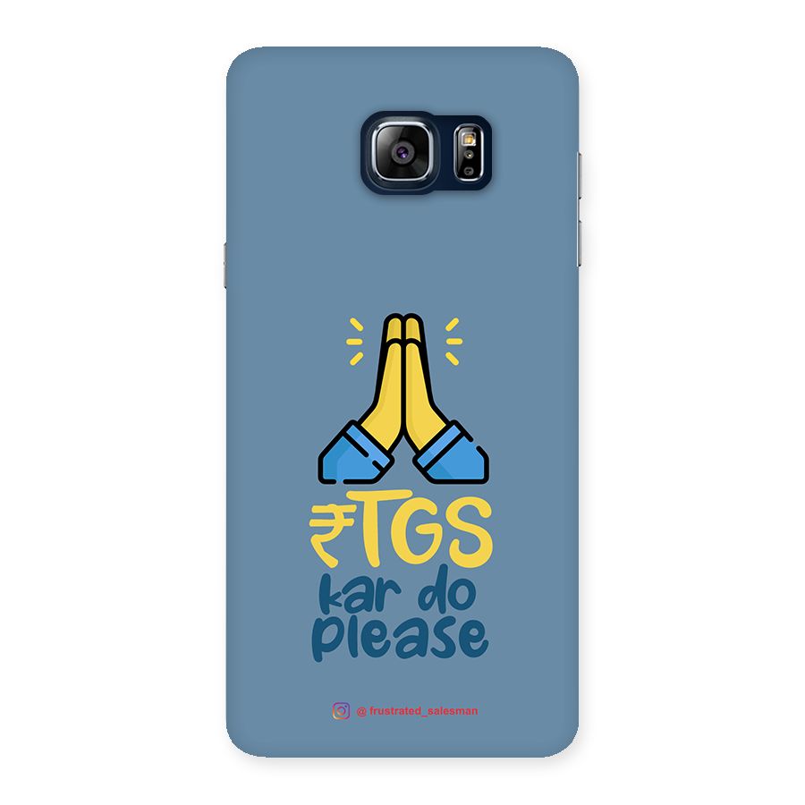 RTGS Kar Do Please SteelBlue Back Case for Galaxy Note 5