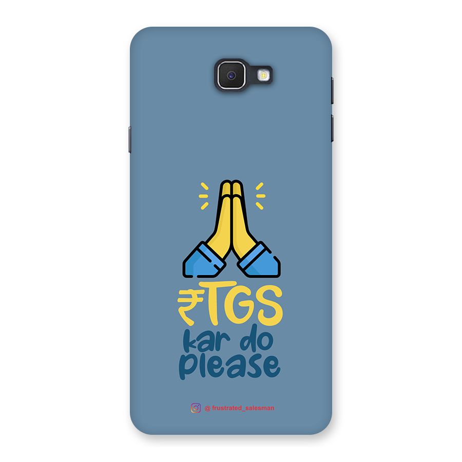 RTGS Kar Do Please SteelBlue Back Case for Galaxy On7 2016