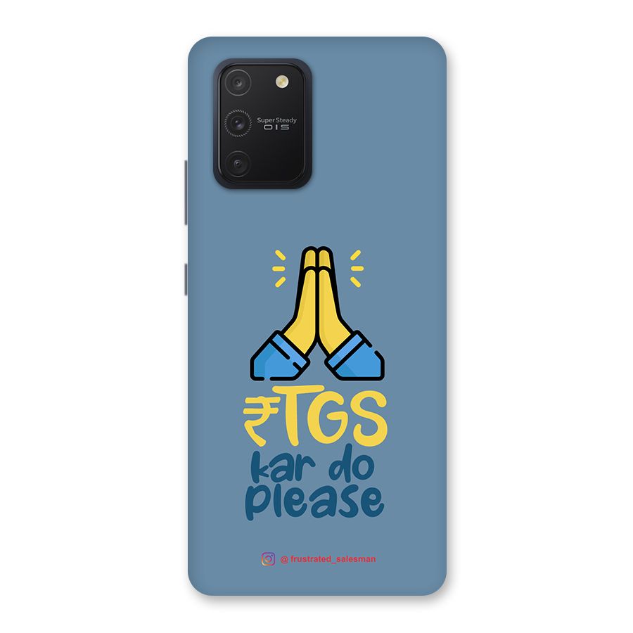RTGS Kar Do Please SteelBlue Back Case for Galaxy S10 Lite