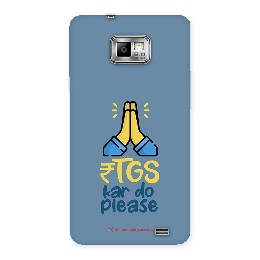 RTGS Kar Do Please SteelBlue Back Case for Galaxy S2