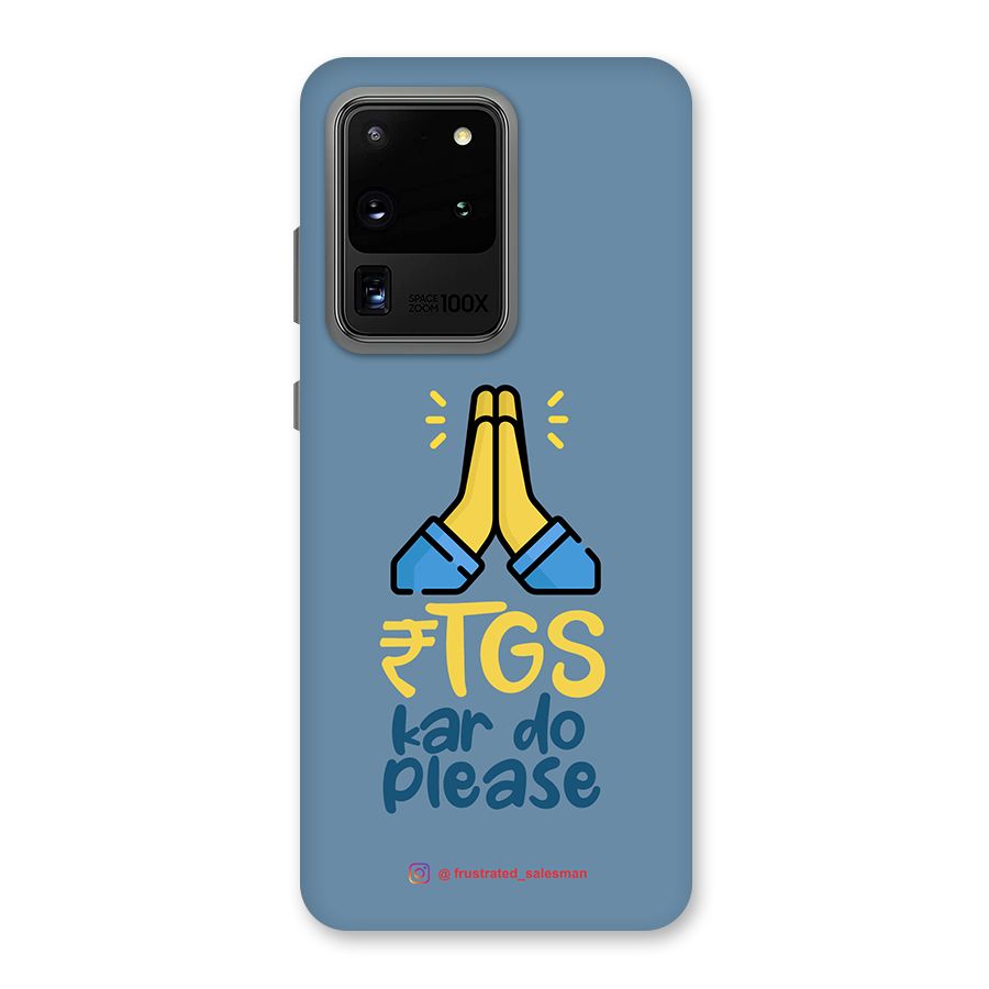 RTGS Kar Do Please SteelBlue Back Case for Galaxy S20 Ultra