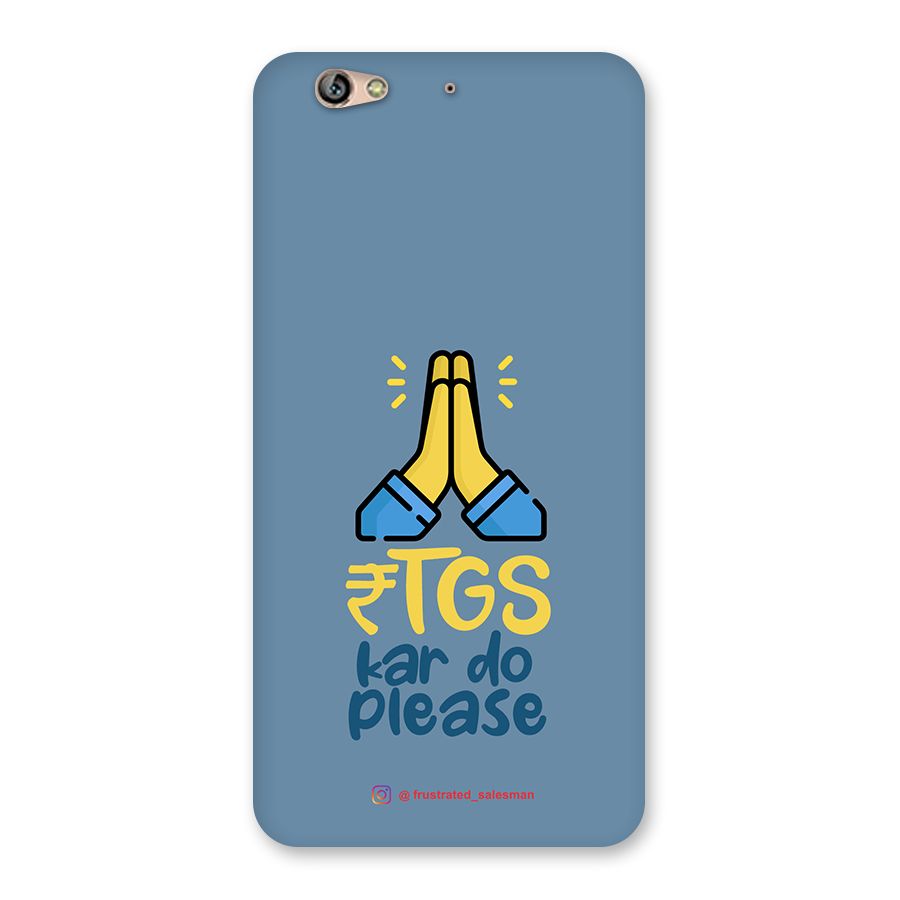 RTGS Kar Do Please SteelBlue Back Case for Gionee S6