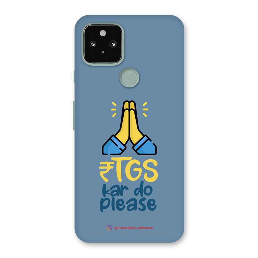RTGS Kar Do Please SteelBlue Back Case for Google Pixel 5