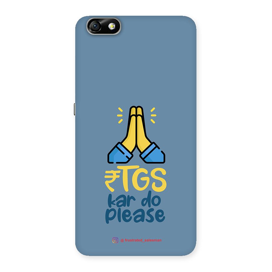 RTGS Kar Do Please SteelBlue Back Case for Honor 4X