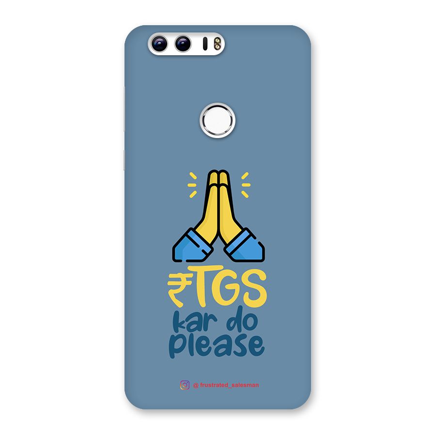 RTGS Kar Do Please SteelBlue Back Case for Honor 8