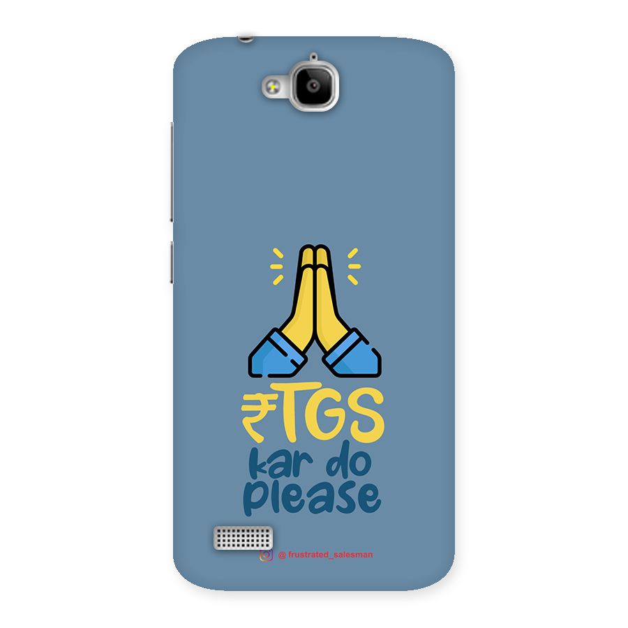 RTGS Kar Do Please SteelBlue Back Case for Honor Holly