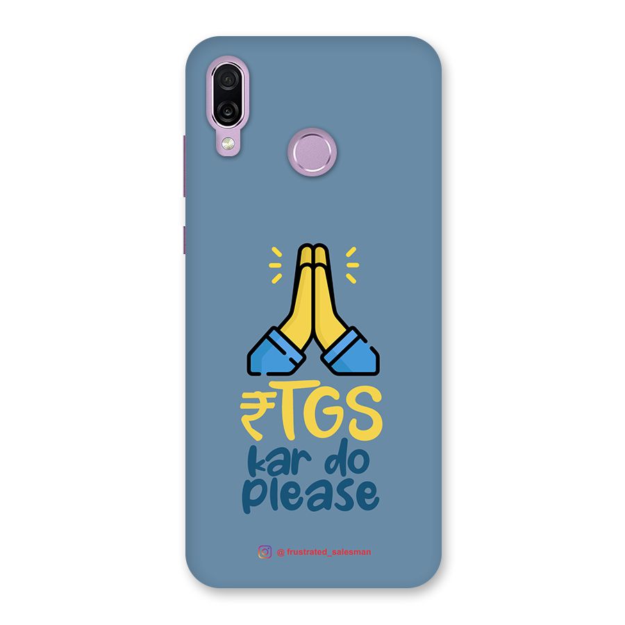 RTGS Kar Do Please SteelBlue Back Case for Honor Play