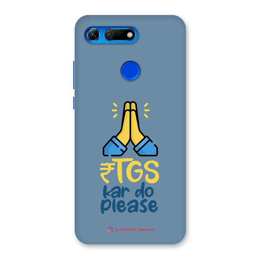RTGS Kar Do Please SteelBlue Back Case for Honor View 20