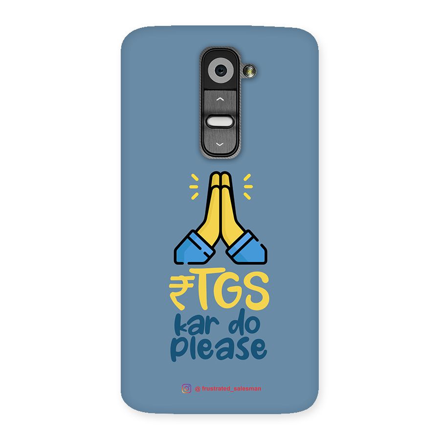 RTGS Kar Do Please SteelBlue Back Case for LG G2