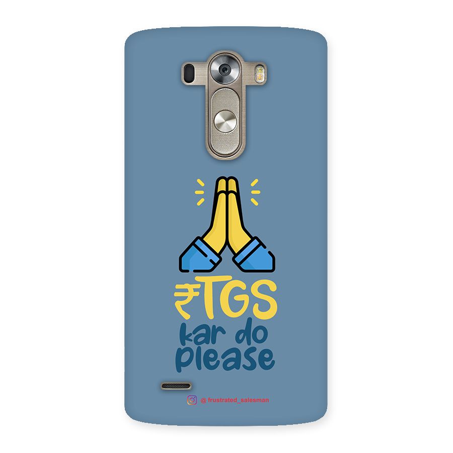 RTGS Kar Do Please SteelBlue Back Case for LG G3