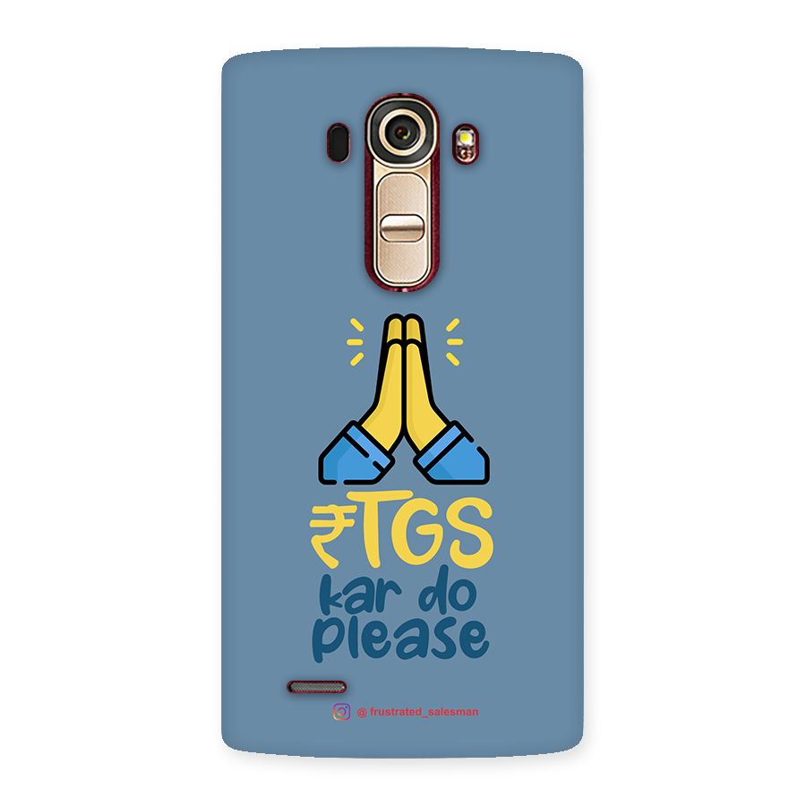 RTGS Kar Do Please SteelBlue Back Case for LG G4