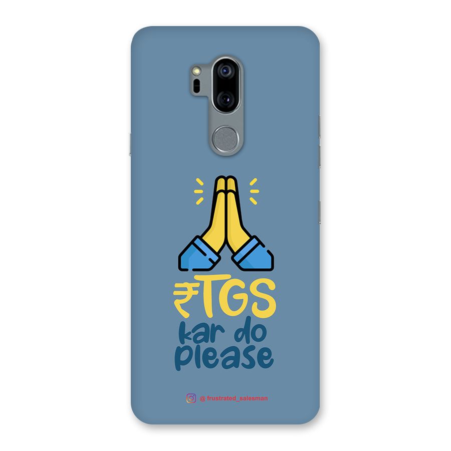 RTGS Kar Do Please SteelBlue Back Case for LG G7