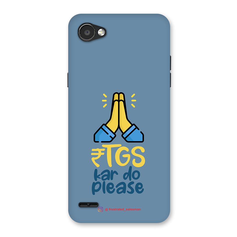 RTGS Kar Do Please SteelBlue Back Case for LG Q6