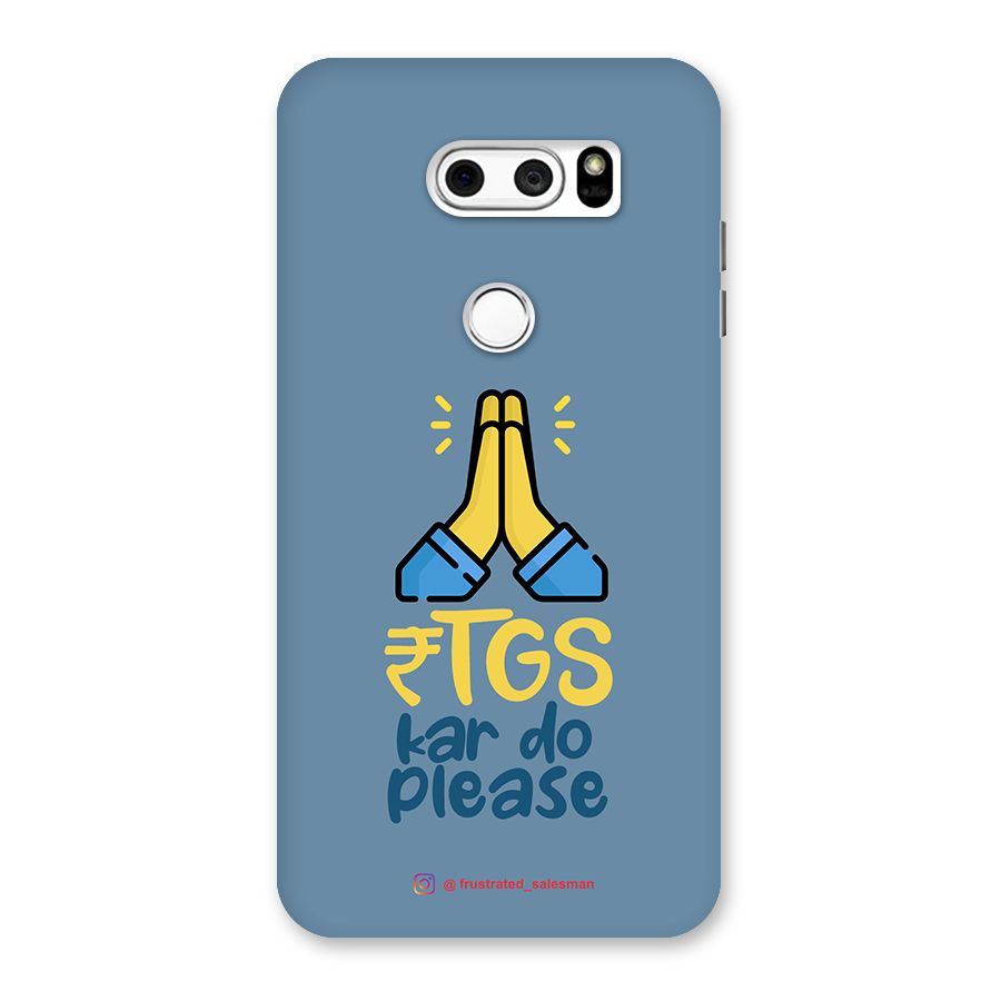 RTGS Kar Do Please SteelBlue Back Case for LG V30