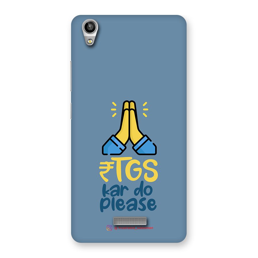 RTGS Kar Do Please SteelBlue Back Case for Lava-Pixel-V1