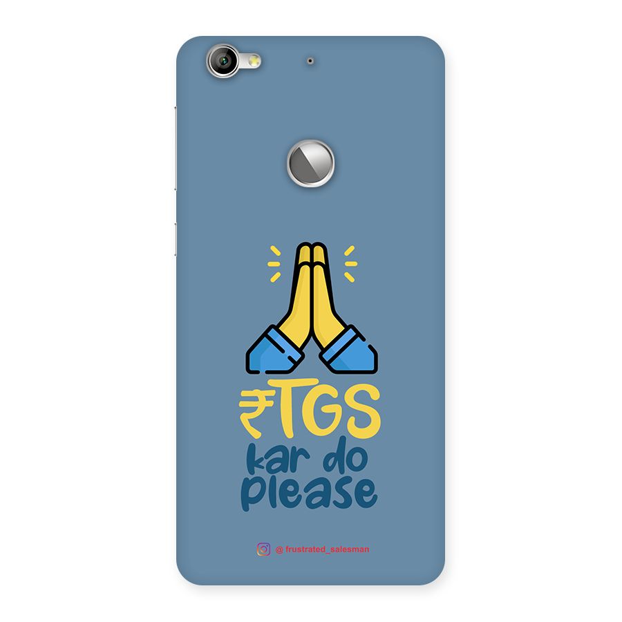 RTGS Kar Do Please SteelBlue Back Case for LeTV Le 1s