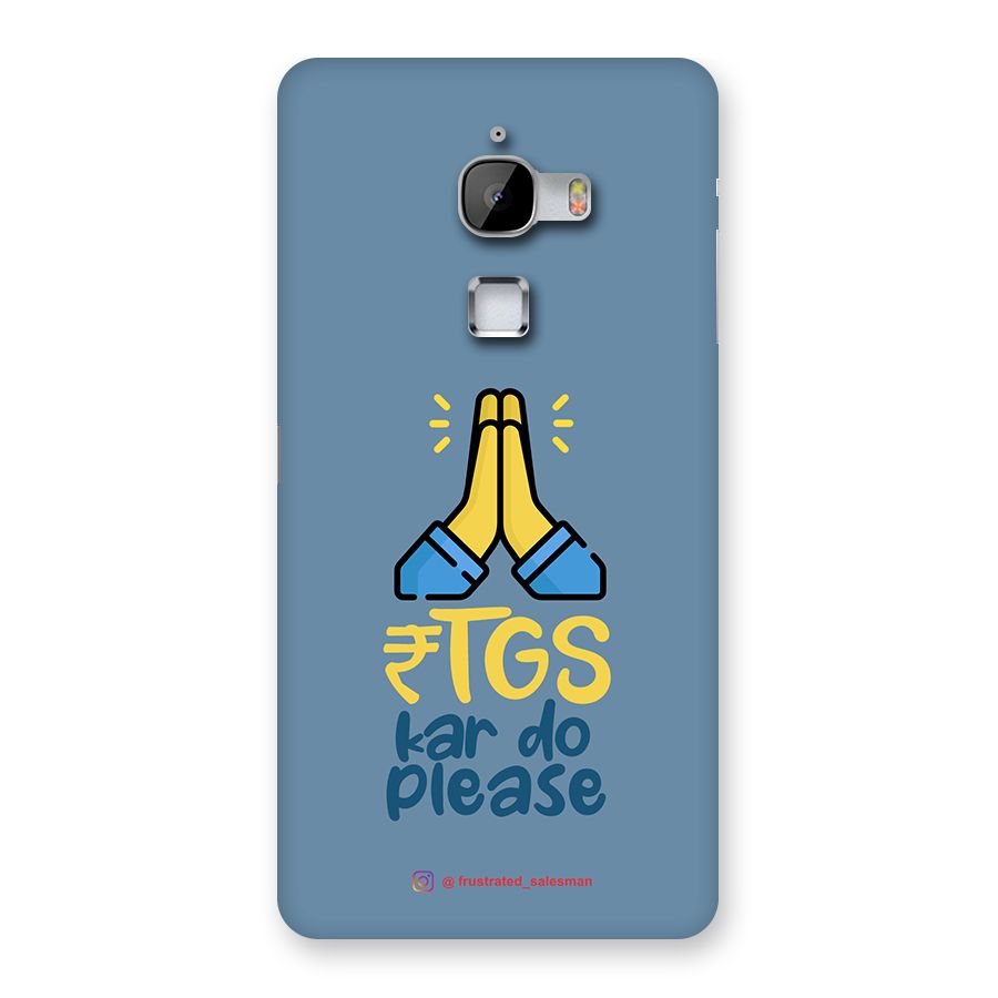 RTGS Kar Do Please SteelBlue Back Case for LeTv Le Max