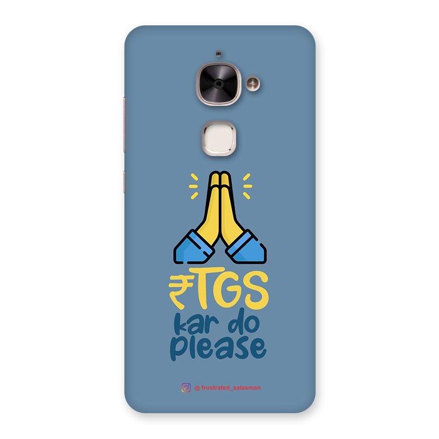 RTGS Kar Do Please SteelBlue Back Case for Le 2
