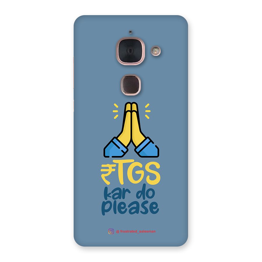 RTGS Kar Do Please SteelBlue Back Case for Le Max 2