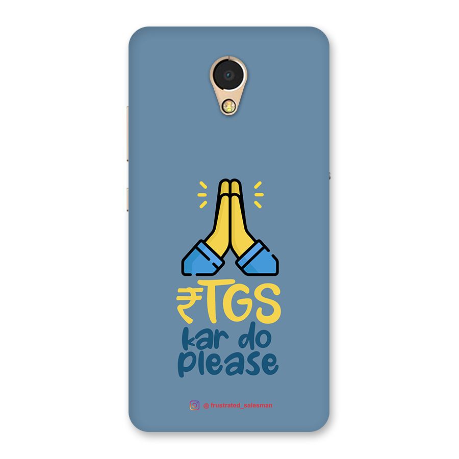 RTGS Kar Do Please SteelBlue Back Case for Lenovo P2